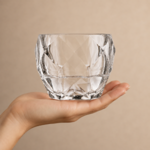 330ml Diamond Cut Whiskey Glass – Premium Rocks Tumbler for Wholesale - view 5