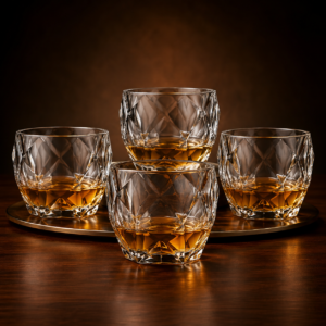 330ml Diamond Cut Whiskey Glass – Premium Rocks Tumbler for Wholesale - view 7