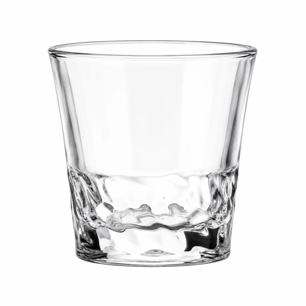 200ml Snow Mountain Whiskey Glass – Sculpted Base Rocks Tumbler for Wholesale - view 1
