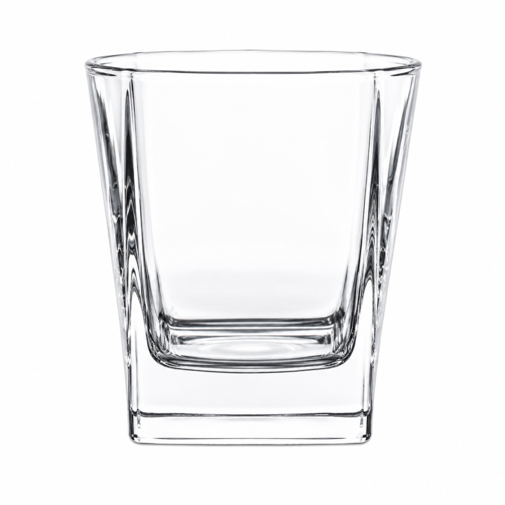 270ml Square Whiskey Glass – Heavy Base Tumbler for Wholesale - view 1