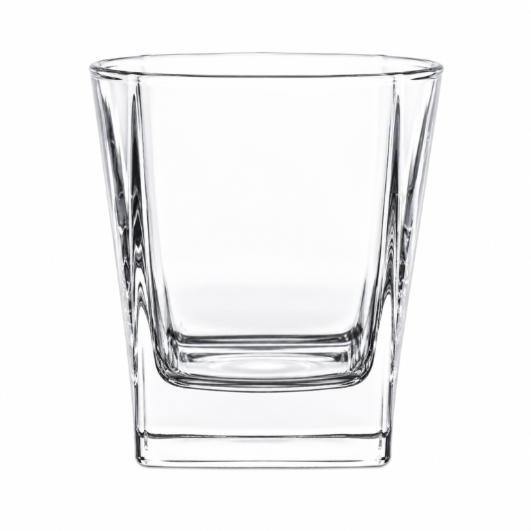 270ml Square Whiskey Glass – Heavy Base Tumbler for Wholesale - view 1