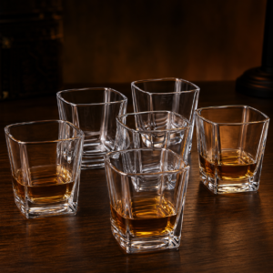 270ml Square Whiskey Glass – Heavy Base Tumbler for Wholesale - view 7