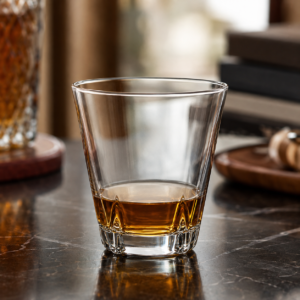 300ml Sculpted Base Whiskey Glass – Wholesale & OEM - view 6