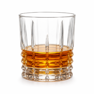 250ml Faceted Whiskey Glass – Sculpted Heavy Base Tumbler for Wholesale - view 2