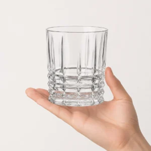 250ml Faceted Whiskey Glass – Sculpted Heavy Base Tumbler for Wholesale - view 5