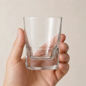 250ml Heavy Base Whiskey Glass – Modern Tumbler for Wholesale - view 5