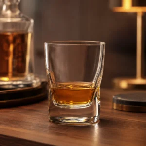 250ml Heavy Base Whiskey Glass – Modern Tumbler for Wholesale - view 6