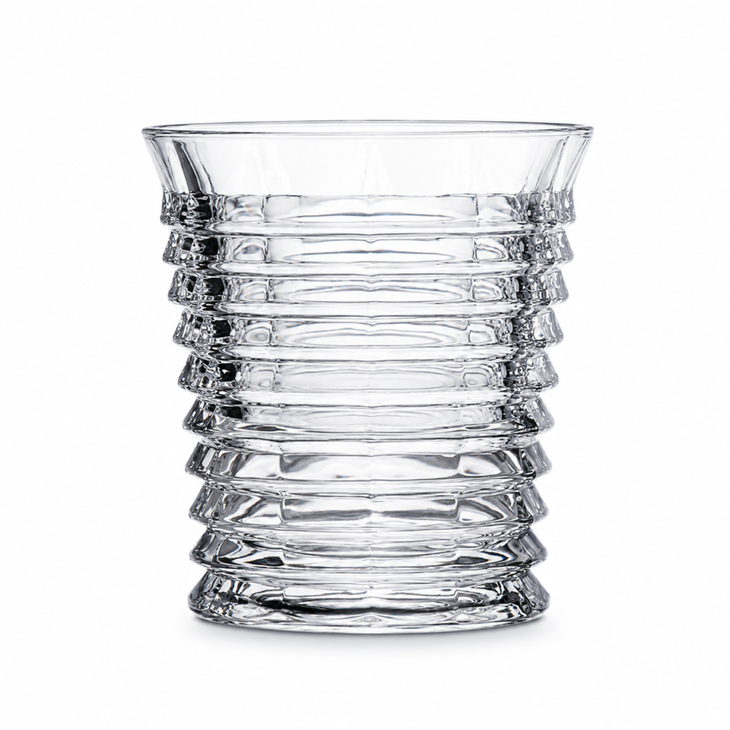 250ml Ripple Whiskey Glass – Layered Textured Tumbler for Wholesale - view 1