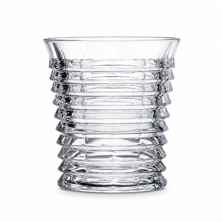 250ml Ripple Whiskey Glass – Layered Textured Tumbler for Wholesale - view 1