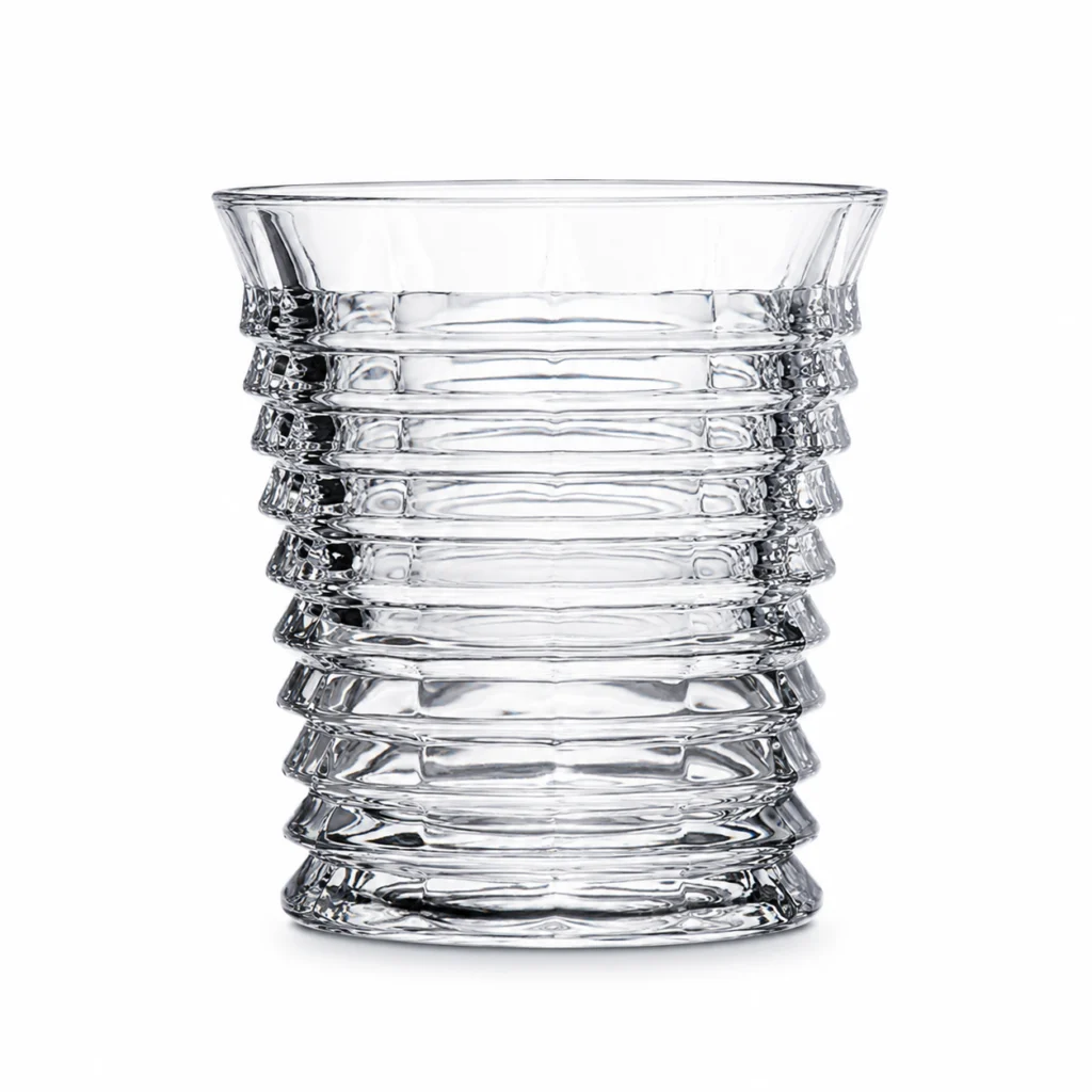 250ml Ripple Whiskey Glass – Layered Textured Tumbler for Wholesale - view 1