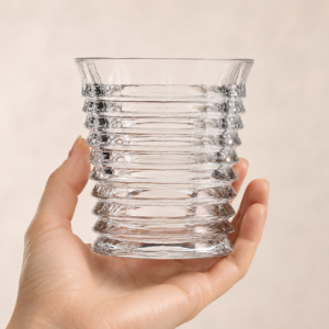 250ml Ripple Whiskey Glass – Layered Textured Tumbler for Wholesale - view 5