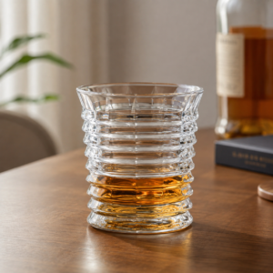 250ml Ripple Whiskey Glass – Layered Textured Tumbler for Wholesale - view 6
