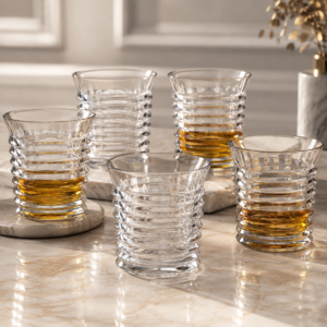 250ml Ripple Whiskey Glass – Layered Textured Tumbler for Wholesale - view 7