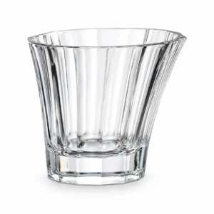 260ml Slanted Rim Whiskey Glass – Fluted Heavy Base Tumbler for Wholesale - view 1