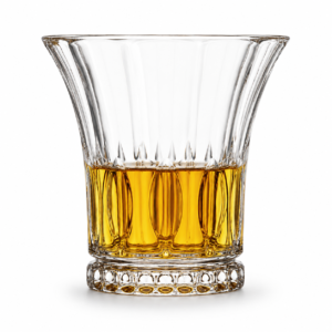 290ml Flared Crystal Whiskey Glass – Decorative Heavy Base Tumbler for Wholesale - view 2