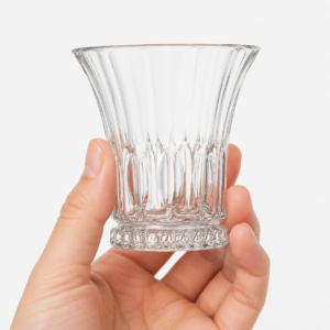 290ml Flared Crystal Whiskey Glass – Decorative Heavy Base Tumbler for Wholesale - view 5