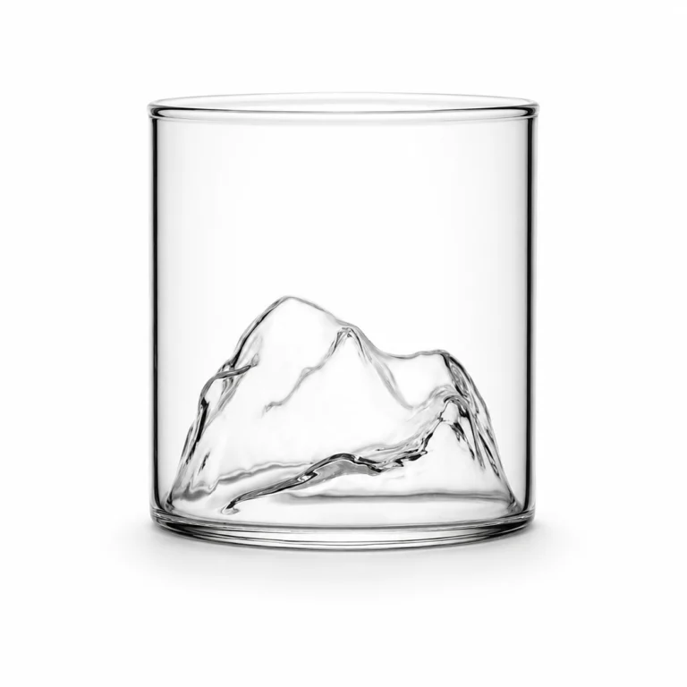 200ml Mountain Whiskey Glass – Sculpted Peak Tumbler for Wholesale - view 1