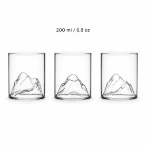 200ml Mountain Whiskey Glass – Sculpted Peak Tumbler for Wholesale - view 3