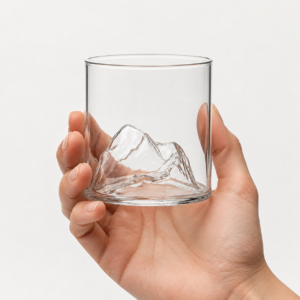 200ml Mountain Whiskey Glass – Sculpted Peak Tumbler for Wholesale - view 5