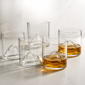 200ml Mountain Whiskey Glass – Sculpted Peak Tumbler for Wholesale - view 7