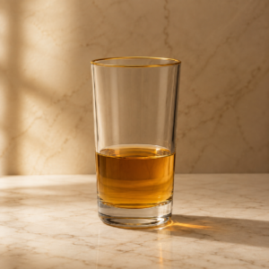 465ml Gold Rim Highball Glass – Clear Heavy Base Tumbler for Wholesale - view 2