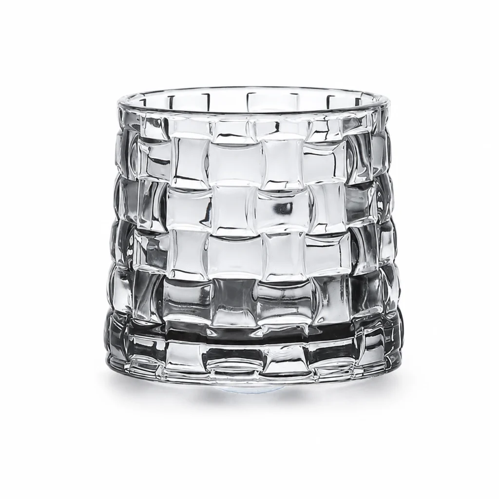 270ml Rotating Whiskey Glass – Textured Rocks Tumbler in Multiple Styles for Wholesale - view 1