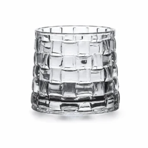 270ml Rotating Whiskey Glass – Textured Rocks Tumbler in Multiple Styles for Wholesale - view 1
