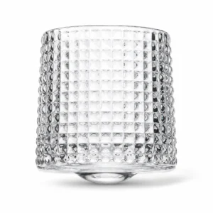 270ml Spinning Whiskey Glass – 6 Textured Rocking Tumbler Styles for Wholesale - view 1