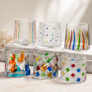 Custom Rotating Glass Tumblers 270ml – Hand-Painted Wholesale Drinkware - view 7