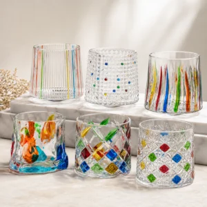 Custom Rotating Glass Tumblers 270ml – Hand-Painted Wholesale Drinkware - view 7