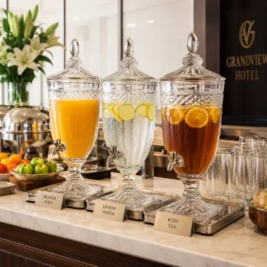 Wholesale Glass Beverage Dispenser with Stainless Steel Spigot – 1.8L / 3L / 5L - view 6