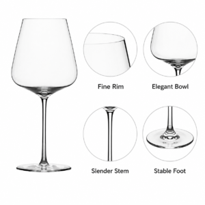 765ml Bordeaux Wine Glass – Wholesale Stemware | OEM / ODM Available - view 3