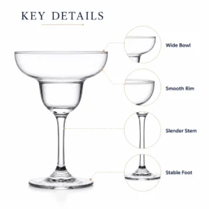 190ml Margarita Cocktail Glass – Wholesale Barware | OEM / ODM Available - view 4