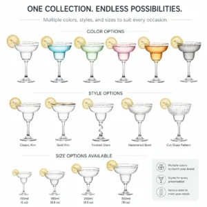 190ml Margarita Cocktail Glass – Wholesale Barware | OEM / ODM Available - view 7
