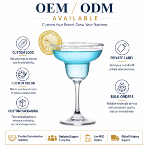 190ml Margarita Cocktail Glass – Wholesale Barware | OEM / ODM Available - view 8