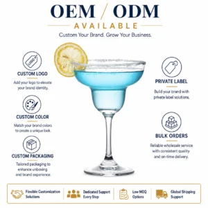 190ml Margarita Cocktail Glass – Wholesale Barware | OEM / ODM Available - view 8