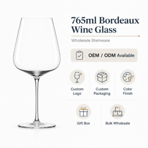 765ml Bordeaux Wine Glass – Wholesale Stemware | OEM / ODM Available - view 8