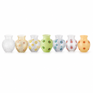 Wholesale Textured Daisy Glass Vase - view 3