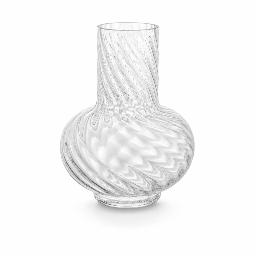 Wholesale Swirl Glass Vase – Custom Colors - view 1