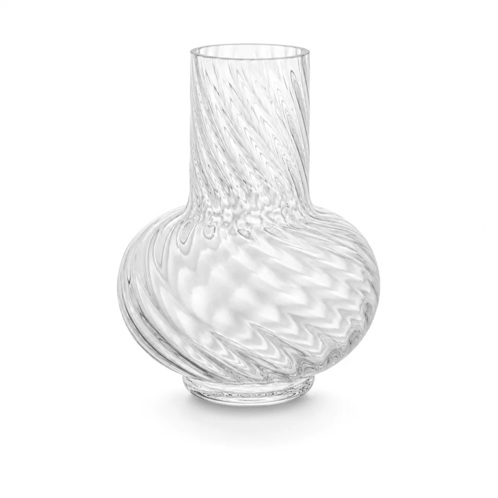 Wholesale Swirl Glass Vase – Custom Colors - view 1