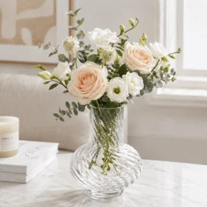 Wholesale Swirl Glass Vase – Custom Colors - view 2
