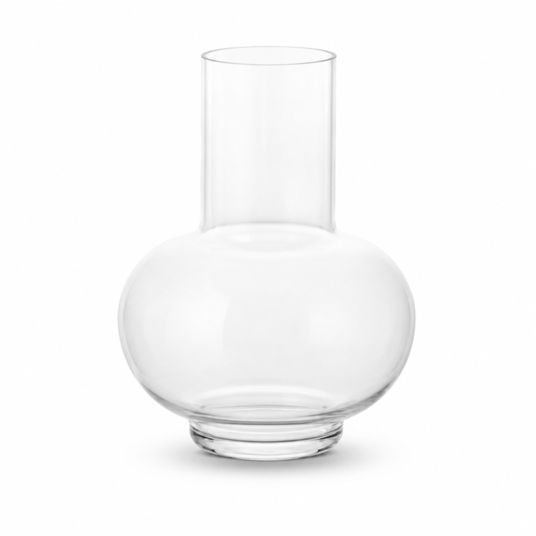 Wholesale Long-Neck Round Glass Vase – Custom Colors - view 1