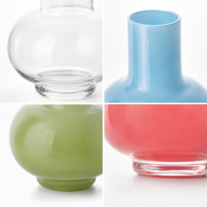 Wholesale Long-Neck Round Glass Vase – Custom Colors - view 5