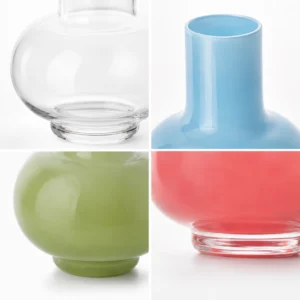 Wholesale Long-Neck Round Glass Vase – Custom Colors - view 5