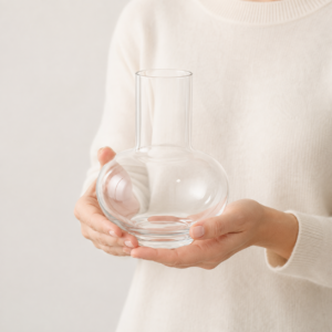 Wholesale Long-Neck Round Glass Vase – Custom Colors - view 6