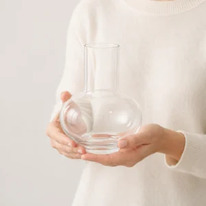 Wholesale Long-Neck Round Glass Vase – Custom Colors - view 6
