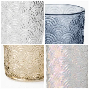 Wholesale Embossed Cylinder Glass Vase - view 5