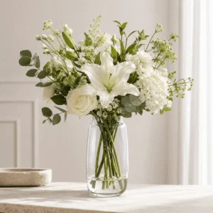 Wholesale Tall Clear Glass Vase - view 2
