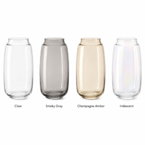 Wholesale Tall Clear Glass Vase - view 3