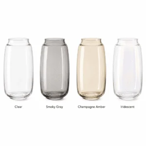 Wholesale Tall Clear Glass Vase - view 3